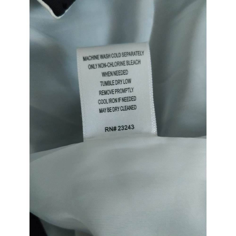 3/$20 Forever 21 Black White Colorblock Peacoat Trench Longline Jacket M - Picture 12 of 13